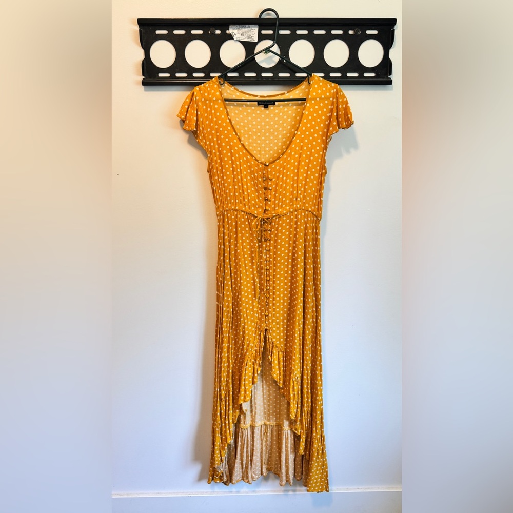 Yellow Polka Dot Dress